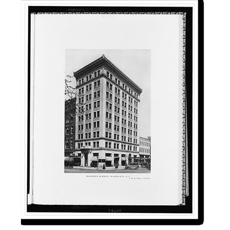 Historic Print, McLachlen Building, Washington, D.C., 18" x 24"