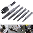 thumbnail image 4 of Juego de Extractor de Tornillos DañAdos y Pernos Rotos de 6 Piezas con Juego de Herramientas de Ejes de Cambio RáPido de 1/4 Extractor de Pernos de Tornillos Defectuosos, 4 of 6