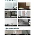 thumbnail image 5 of Papel de pared adhesivo Rollo adhesivo decorativo de mármol negro Papel adhesivo negro Recubrimiento de encimera Película adhesiva de mármol para muebles Puerta de cocina 60 cm x, 5 of 5