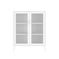 thumbnail image 1 of Amelia Armoire d'Appoint Moderne 31,5 avec 3 Tablettes Ajustables, Blanc, 1 of 9