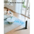 thumbnail image 6 of Tower Fan for Home, TaoTronics 36" Standing Floor Fan, 70° Oscillating Quiet Cooling Fan, Remote Control, 3 Modes, 3 Speeds, LED Display, 12H Timer, 6 of 9