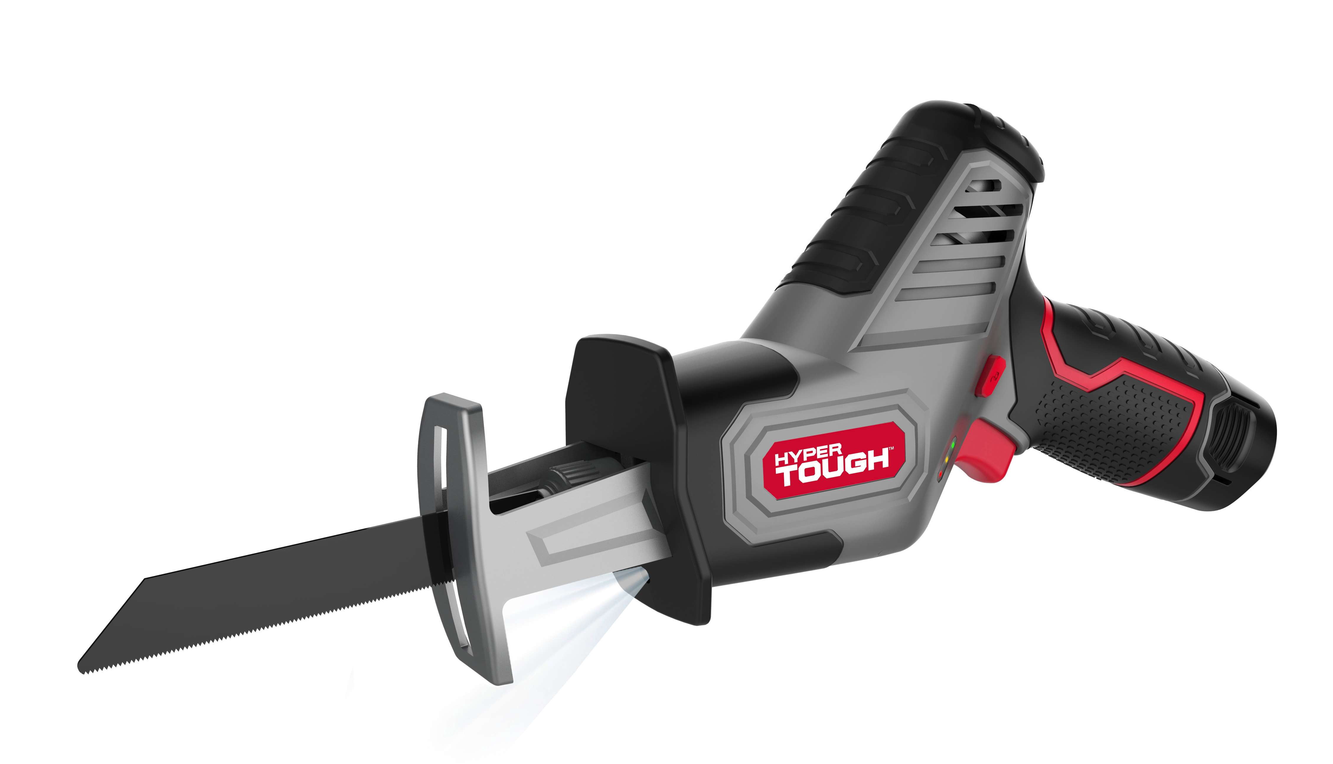 Hyper Tough 12V Max Lithium-Ion Compact Reciprocating Saw with 1.5Ah Battery and Charger