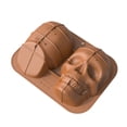 thumbnail image 1 of Molde Para Hornear Diseño De Calavera Aterradora Molde Para Cocinar Pasteles Molde Para Hacer Pasteles De Silicona Diy Para Festivales Celebración De Halloween Monstrate HA016598-00, 1 of 6