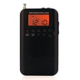 thumbnail image 1 of HRD-104 Radio portátil estéreo AM / FM de bolsillo 2-Band Digital Tuning Radio Mini receptor Ra CACAGOO Equipo de radio, 1 of 7