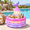 Hot Pink-12 x 25''-1, variant on Hot Pink 12 x 25'' 1 Mermaid Tail Inflatable Pool Party Drink Cooler