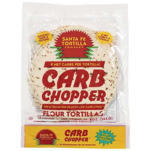 Santa Fe Tortilla Company Carb Chopper Flour Tortillas, 10 Ct, 12.80 oz