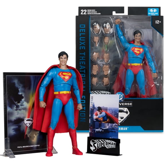 DC Multiverse Superman (Superman: The Movie 1978) 7" Action Figure (Deluxe Theatrical Edition) - McFarlane Toys