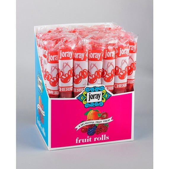 Cherry Fruit Rolls Real Fruit .75 oz Joray