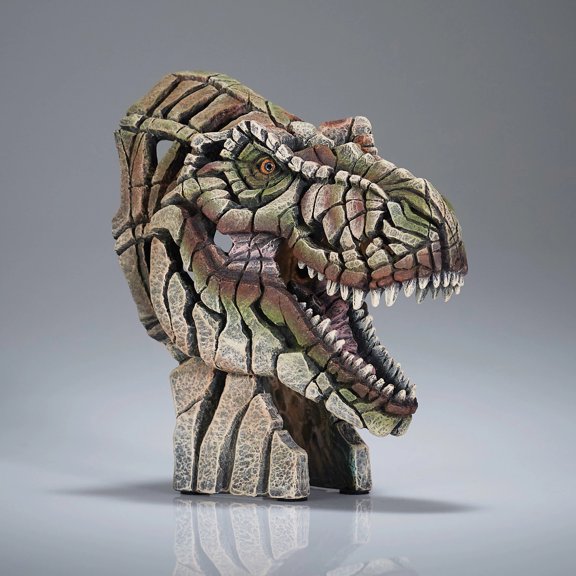 Edge Sculpture Miniature T-Rex Bust Figurine 5.71in H