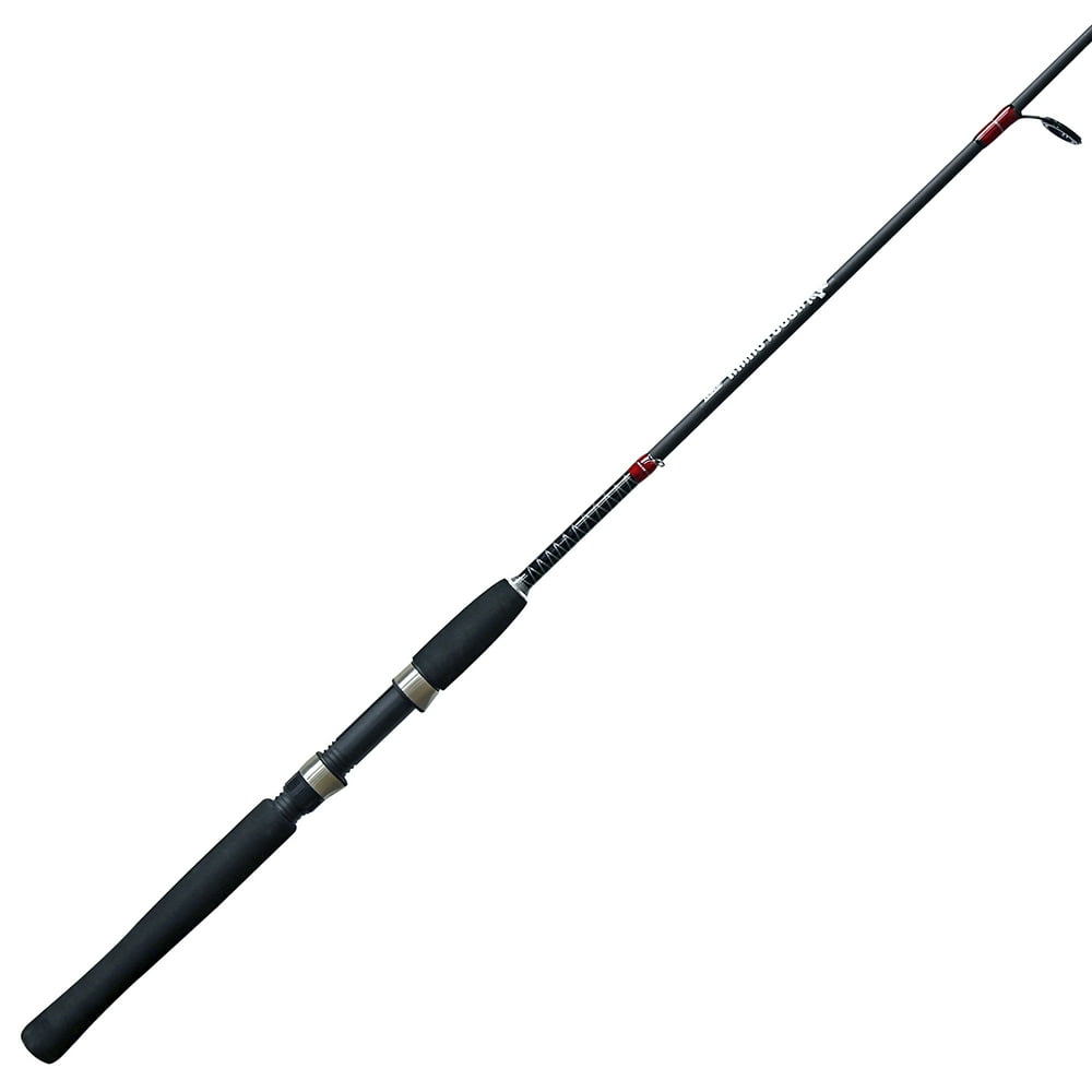 Zebco Rhino Tough CrossWeave Glowtip Spinning Fishing Rod, 5Foot 6in