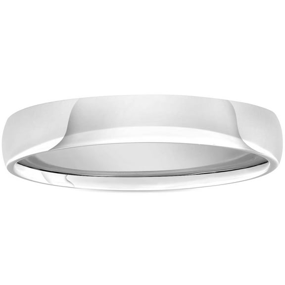 Pompeii 3mm Plain High Polished Wedding Band 950 Platinum (,)