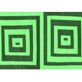 thumbnail image 1 of Ahgly Company Indoor Rectangle Oriental Emerald Green Modern Area Rugs, 6' x 9', 1 of 4