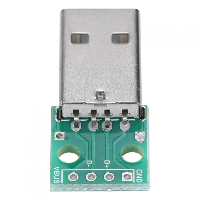 Cables Usb de enchufe macho tipo A Usb con placa adaptadora de Usb a Dip de 4 pines para fuente de alimentación Usb Diy para diseño de placa de pruebas Amonsee Otros