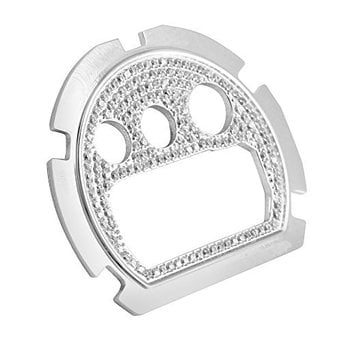 Original G Shock DW6900 Lab Created Cubic Zirconia 14k White Gold