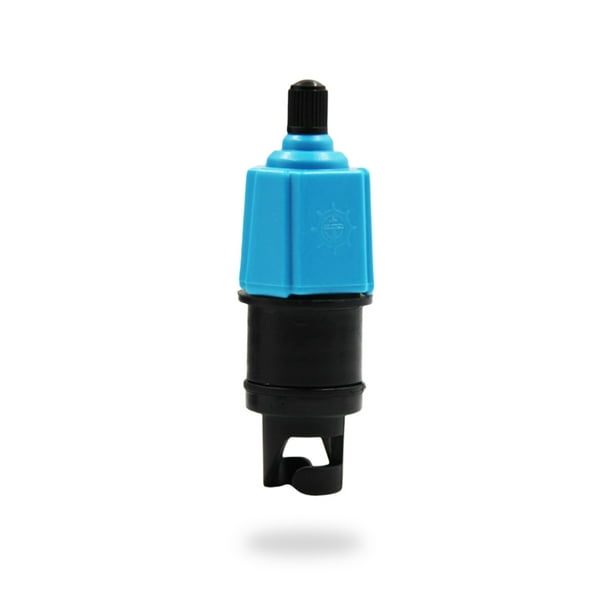 Adaptador de válvula de aire Barco de goma Inflación Paleta de paleta inflable adaptador de bomba Rowing Al aire libre Compresor Convertidor Accesorio Azul Jumpingount TO001430-01