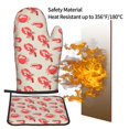 thumbnail image 5 of Bingfone Crab Lobster 1 Print Oven Mitts Pot Holders Set 2 PCS for Kitchen for Cooking Grilling Baking BBQ Pot Holders Cook Essentials, 5 of 7
