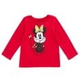 thumbnail image 5 of Disney Minnie Mouse Infant Baby Girls Zip Up Vest Puffer T-Shirt and Leggings 3 Piece Outfit Set Infant to Big Kid, 5 of 5