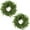 2 Pack, variant on Guvpev 24" Norfolk Pine Wreath for Front Door, Real Touch Norfolk Pine Christmas Wreath, Artificial Green Wreath Greenery Realistic Wreath Holiday Decorations for Walls, Windows, Porches, Home Decor