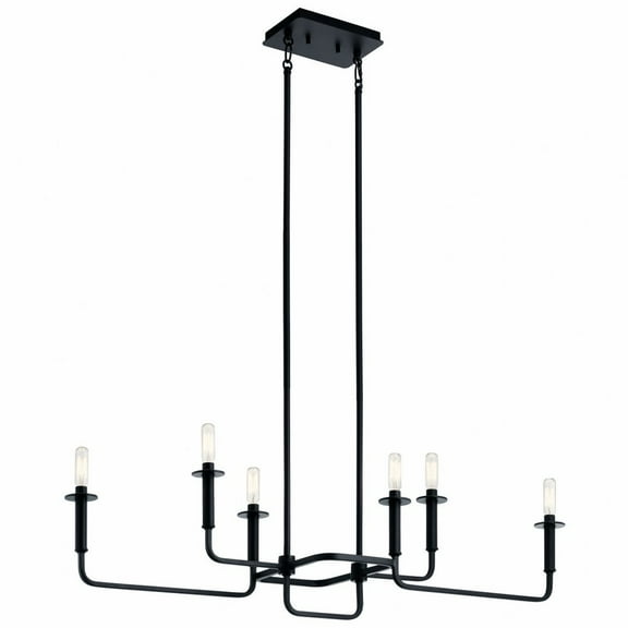 Kichler Lighting - Six Light Linear Chandelier - Chandelier Linear (Single) -