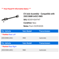 thumbnail image 2 of CV Axle Assembly - Compatible with 2005 BMW 645Ci RWD, 2 of 2