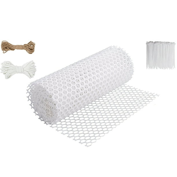 Kit de soporte de plástico para musgo para trepar, 3 metros de malla con cuerda de algodón de autorriego, altura personalizable para Monstera Pothos en maceta de interior, material PE transpirable