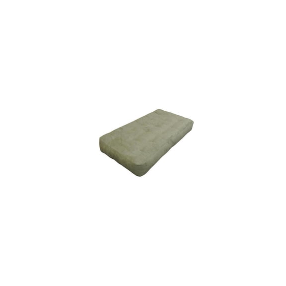 6 Inch Futon Mattress - Microfiber Chair Pad - Medium Firm Comfort - Sage Color
