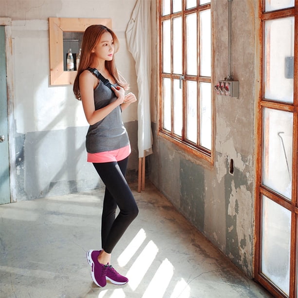 Zapatos de viaje informales para mujer, zapatillas transpirables para caminar, caminar, trotar Wdftyju Tenis De Mujer Tenis De Hombre