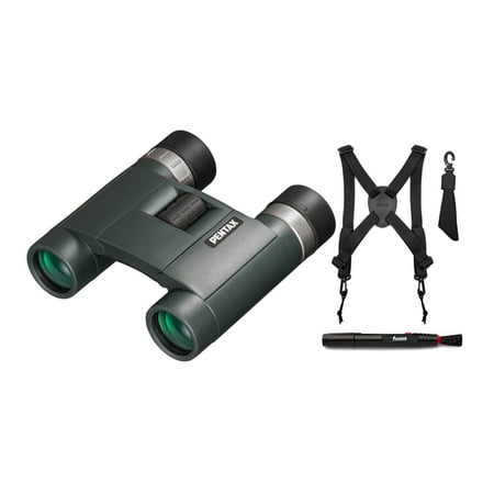 UPC: 0196271887560 | Pentax A-Series 10×25 AP WP Binoculars with Harness and Lens Cleaning Pen