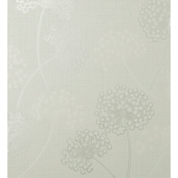Fine Decor Grace Dove Floral Wallpaper, 20.5-in by 33-ft