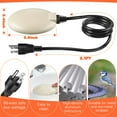 thumbnail image 4 of Pekkaxy 1 Pack Upgrade Bird Bath Heater for Outdoors in Winter, Pond Deicer 60 Watts Birdbath Deicer Water Heater Thermostatically Controlled with Auto Shut off Function for Patio Lawn, 4 of 7