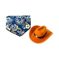 thumbnail image 2 of Pet Cowboy Hat Cute Dog Sun Shade, Western Style Headwear for Small & Medium Dogs and Cats, Adjustable Chin Strap, 2 of 3