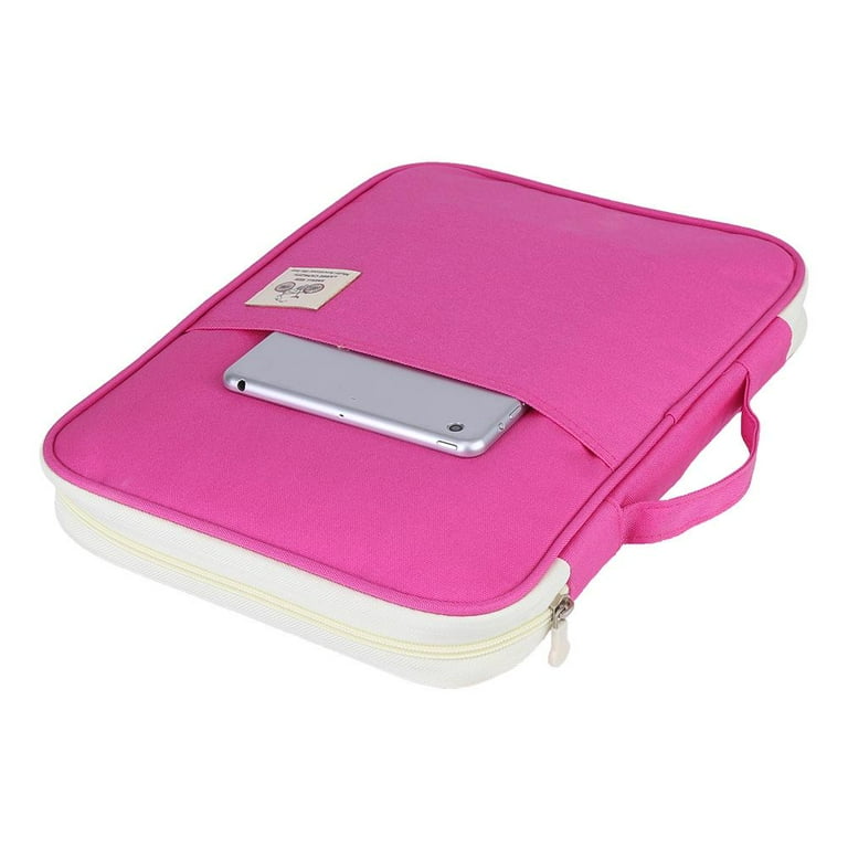 Laptop case top with file folders