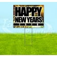 thumbnail image 1 of Happy New Years (18" x 24") Yard Sign, Includes Metal Step Stake, 1 of 6