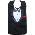 thumbnail image 1 of GOOHOCHY Babero reutilizable para adultos, impermeable, para personas mayores, para comer, para el hogar, 1 of 8