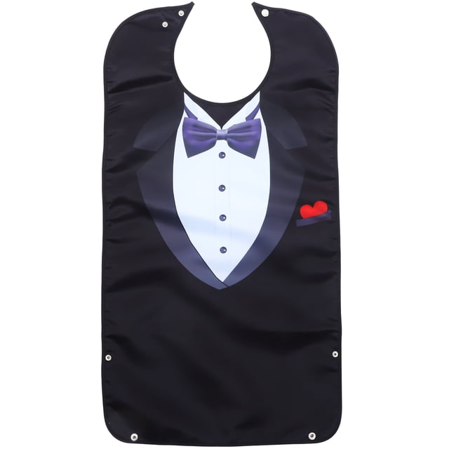 GOOHOCHY Babero reutilizable para adultos, impermeable, para personas mayores, para comer, para el hogar