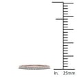 thumbnail image 4 of 1/4 Carat T.W. Diamond Men's 14kt Rose Gold Wedding Band, 4 of 4