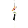thumbnail image 3 of Northlight 19" Orange Metal Butterfly Outdoor Garden Windchime, 3 of 5