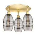 thumbnail image 6 of Innovations Lighting - Vaz - 3 Light Flush Mount In Industrial Style-9.13 Inches, 6 of 7