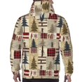 thumbnail image 7 of Salouo Rustic Plaid Forest Lodge Pattern Men's Fall Hoodie Sweatshirt,Sport Hoodie with Pockets for Men Pullover Casual Hooded Sweatshirt-3X-Large, 7 of 7