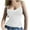 White, variant on Ltctricy Women's Tank Tops Ribbed Square Neck Spaghetti Strap Lace Camisole Summer Tops Slim Sleeveless Blouses Going out Shirts