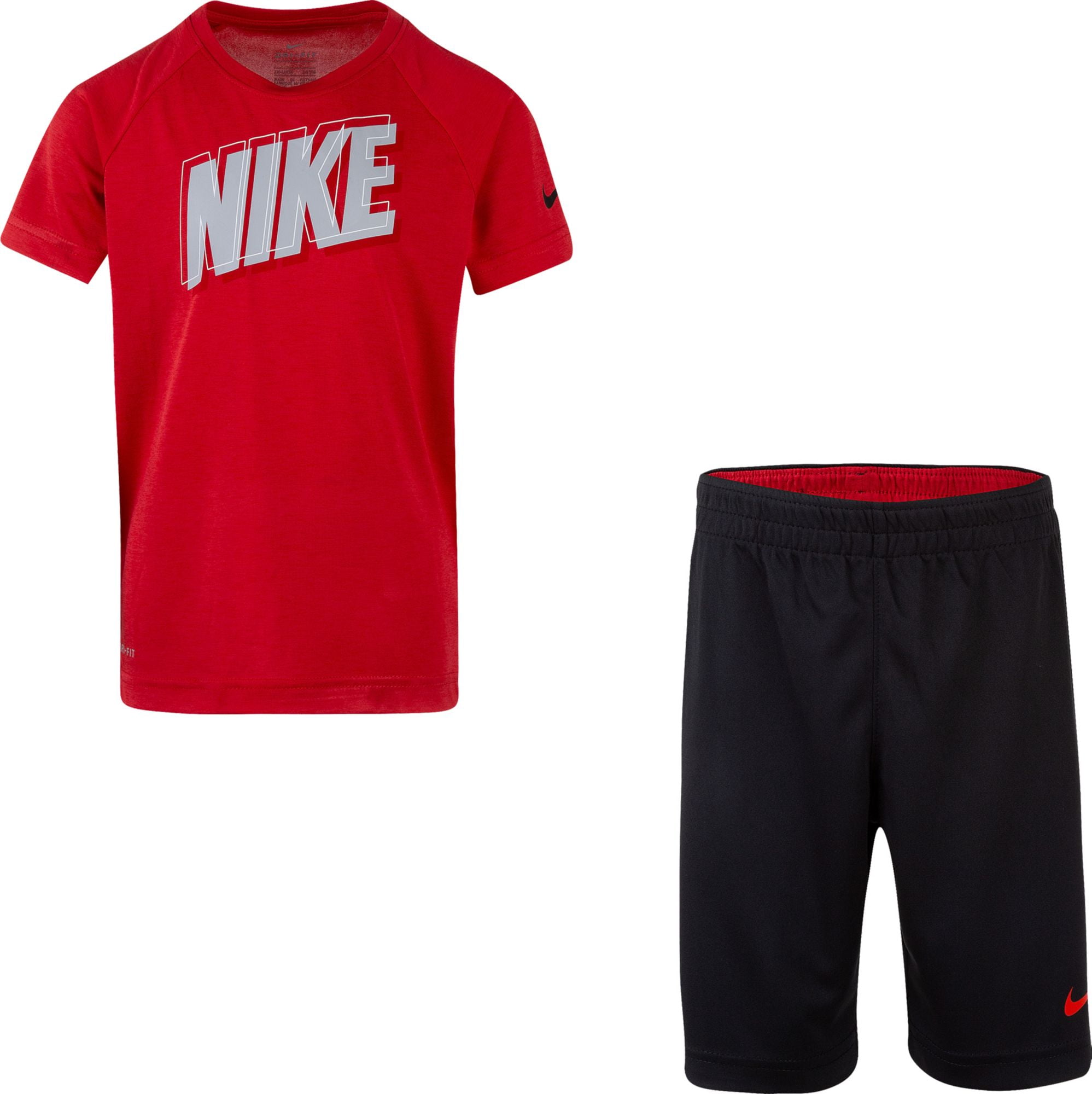 nike shorts shirt set