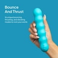thumbnail image 3 of Hello Cake Bounce Vibe Vibrator for Women, Waterproof & Rechargeable Internal Toy with 16 Modes, Blue, 3 of 7