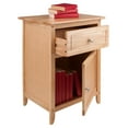 Winsome Wood Eugene Accent Table, Nightstand, Natural Finish