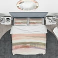 thumbnail image 3 of Designart 'Influence of Line and Color' Geometric Duvet Cover Set, 3 of 4