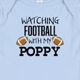 thumbnail image 3 of Inktastic Watching Football with My Poppy Baby Romper Coveralls, 3 of 4