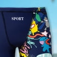 thumbnail image 6 of Staki Boys Swimming Trunks Boys Swim Trunks with Compression Liner Toddler Stretch Swim Shorts 9-17Y(Navy,13-14 Years), 6 of 7