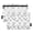 Chicken Line Art, variant on Panda Faces Heart Star 2 Pack Pencil Pouch for 3 Ring Binder Smooth Zipper Folders with Pockets Clear Window Pencil Case