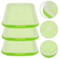 thumbnail image 2 of AntiGuyue 3Pcs Premium Nursery Tray Hydroponic Germinating Tray Garden Plastic Nursery Tray, 2 of 9