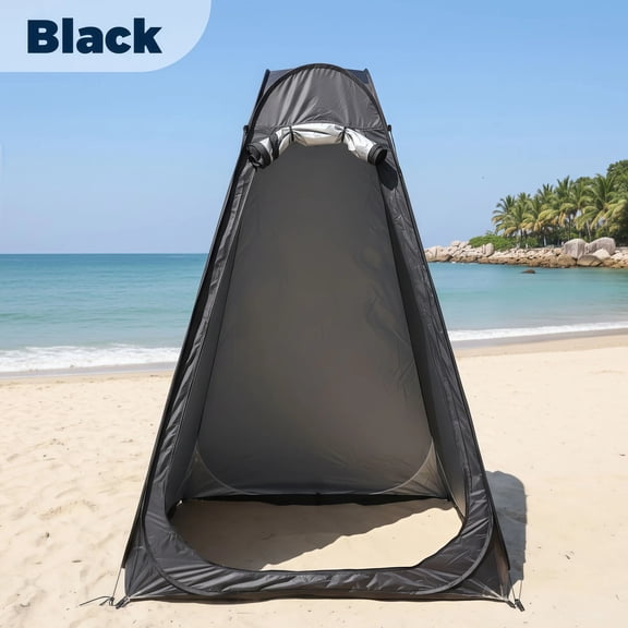 Pop-Up Portable Privacy Tent, Outdoor Shower Tent, Camping Toilet, Rain Shelter, Easy Setup, Foldable with Storage Bag