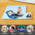 thumbnail image 3 of KAINSY Personalized Name Toddler Nap Mat with Blanket and Pillow Case, Custom Panda Parent-Child Theme Kids Sleeping Bag for Boys & Girls, Soft for Preschool, Children Daycare, 3 of 8